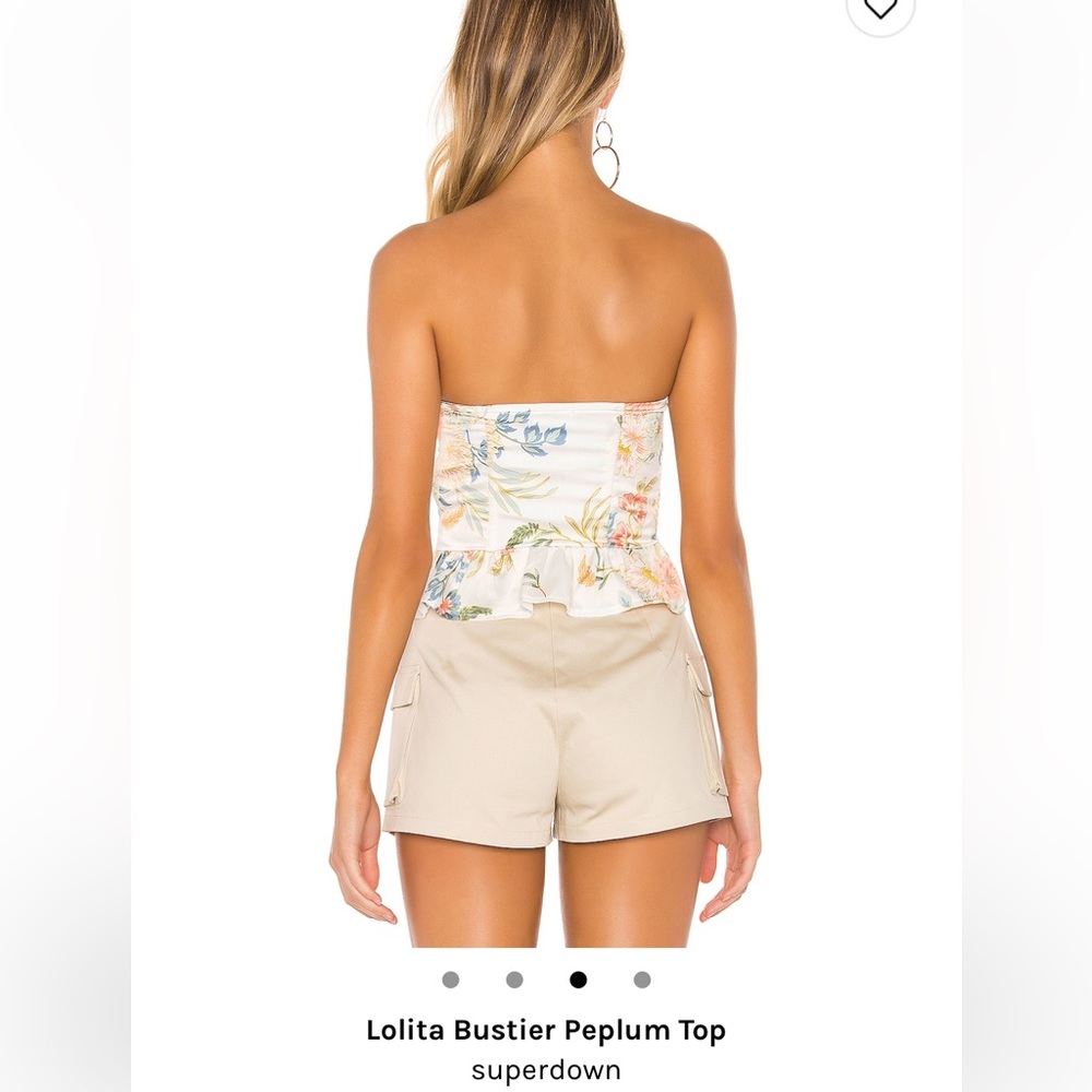 Lolita peplum bustier from Superdown - purchased at Revolve. NWOT.